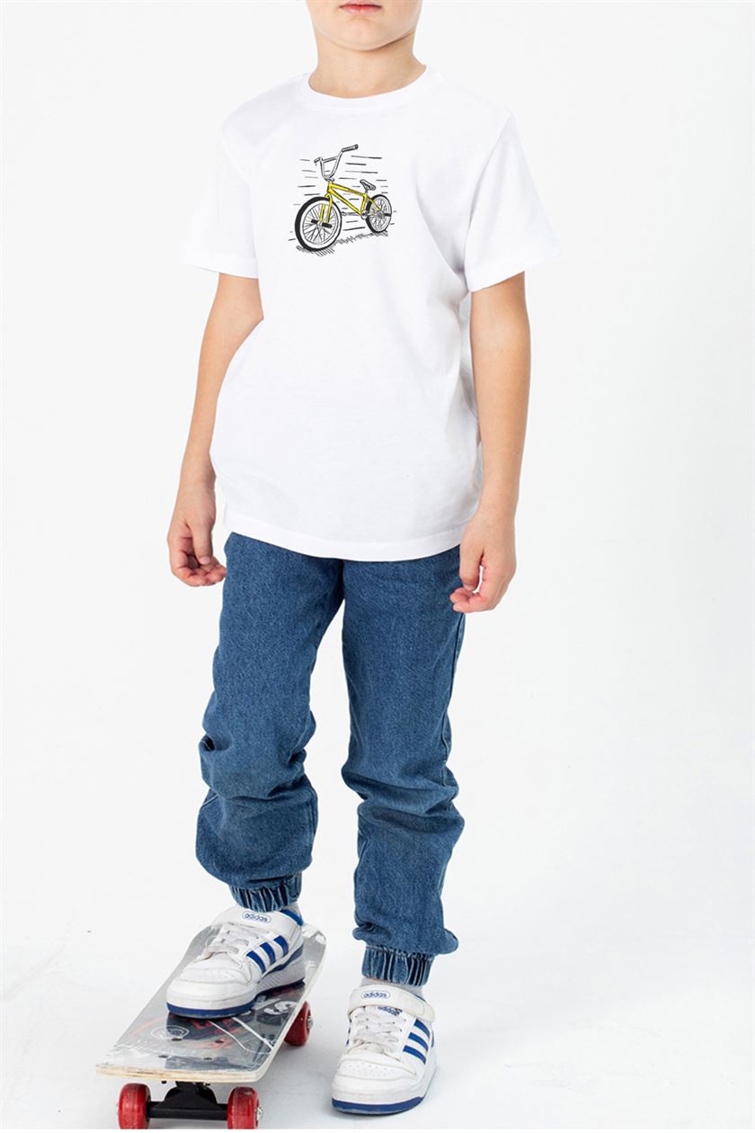 Kids' Attitude T-Shirt White