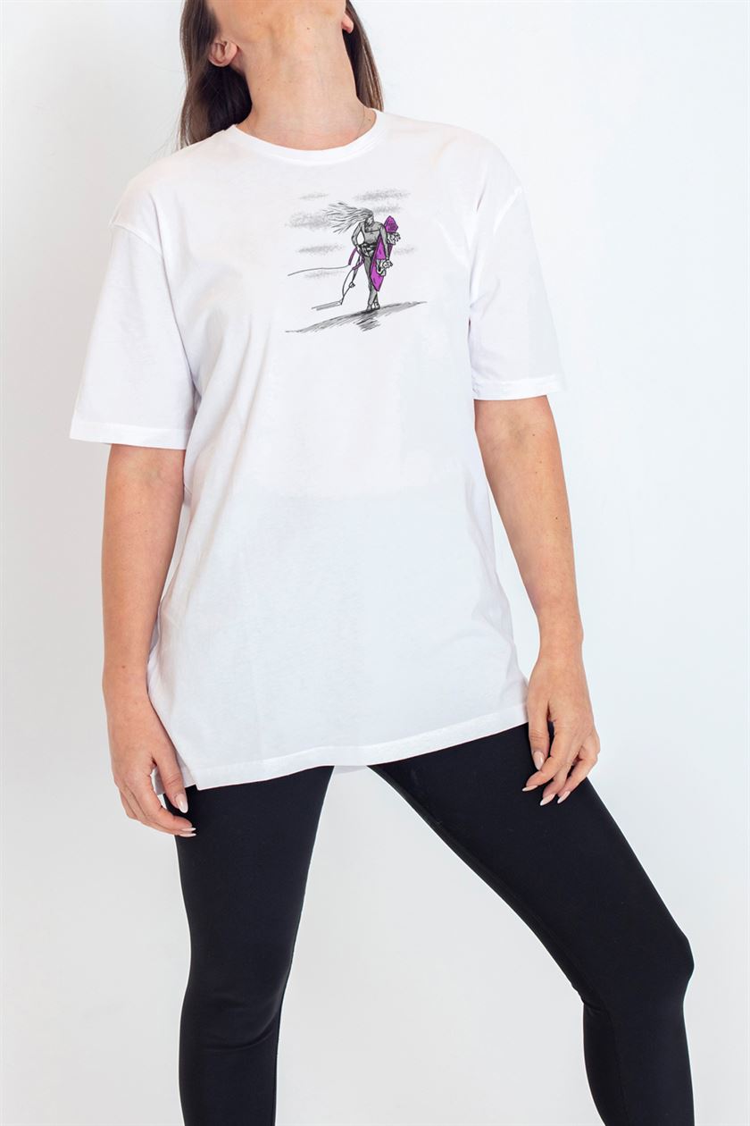 Kite Girl T-Shirt - Beyaz