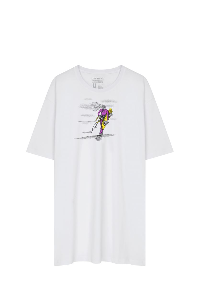 Kite Girl T-Shirt - Beyaz