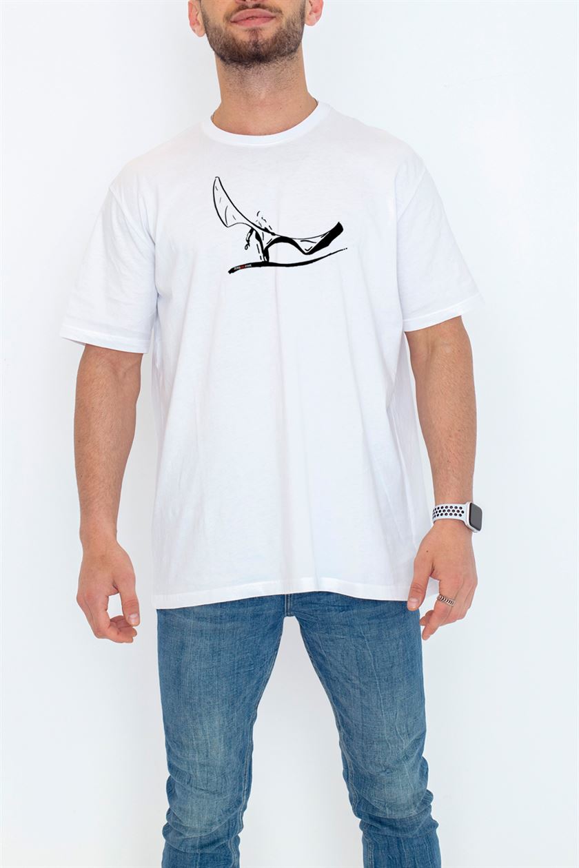 To The Wind T-Shirt - Beyaz