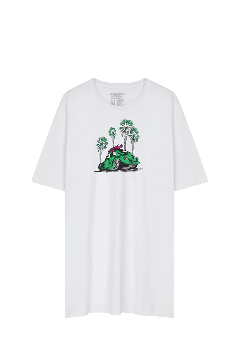 Palms T-Shirt - Beyaz