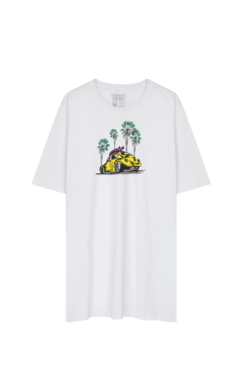 Palms T-Shirt - Beyaz